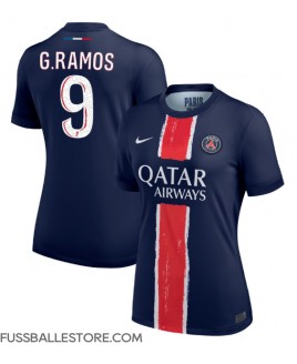 Günstige Paris Saint-Germain Goncalo Ramos #9 Heimtrikot Damen 2024-25 Kurzarm